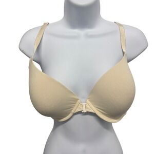 Victorias Secret T-Shirt Lightly Lined Demi Bra Nude Mesh Racerback 38D